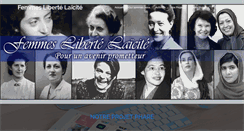 Desktop Screenshot of femmeslibertelaicite.org