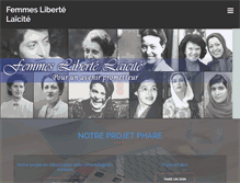 Tablet Screenshot of femmeslibertelaicite.org